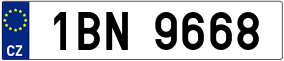 Truck License Plate